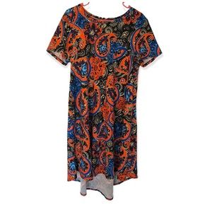 LulaRoe Carly paisley print midi swing dress